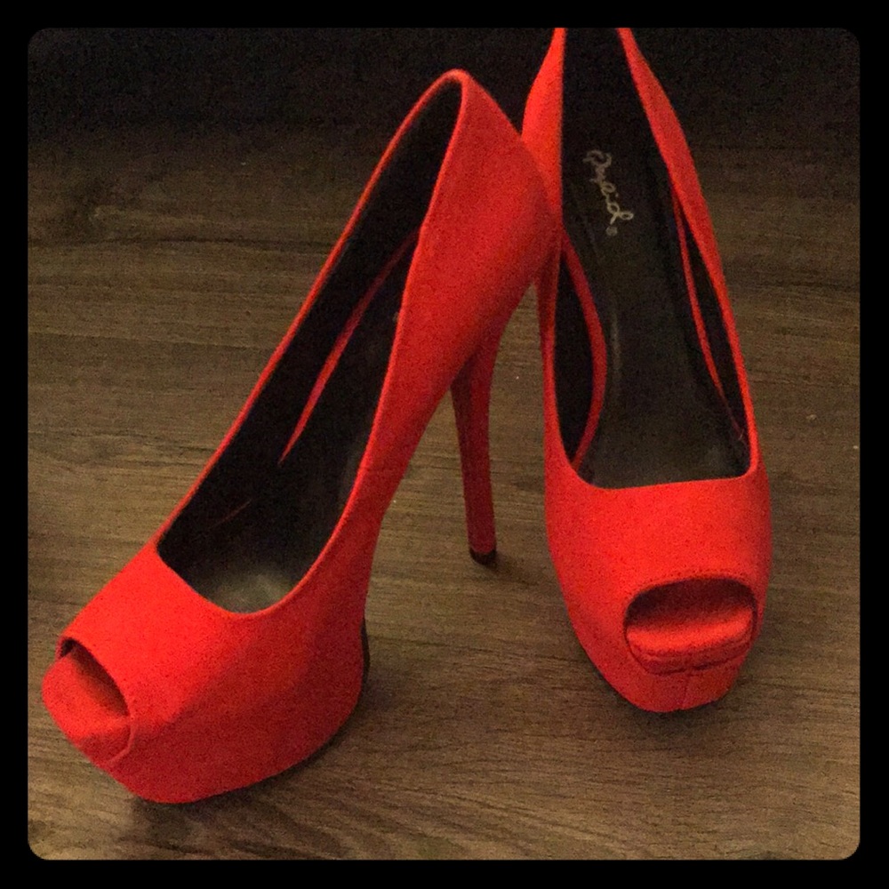 Red hot shoes